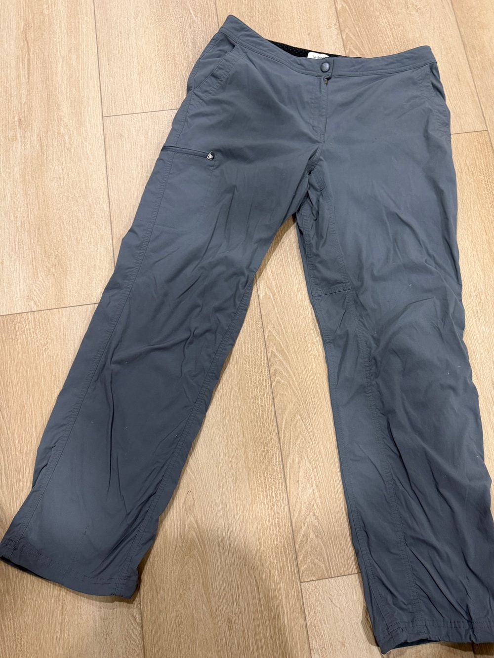 L.L. Bean Woman’s Cargo Pants - Charcoal Gray